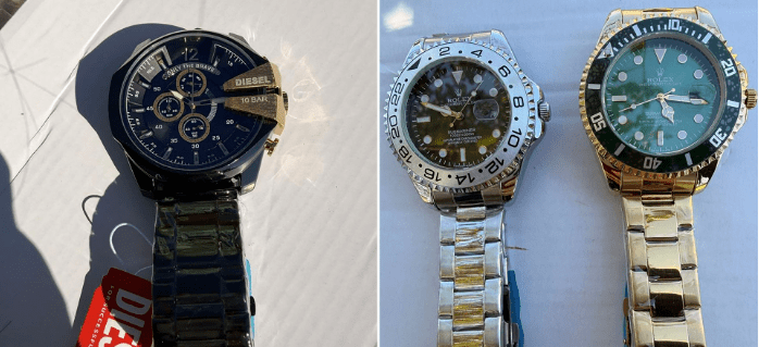La Aduana secuestró más de 26 mil relojes falsificados valuados en casi mil millones de pesos
